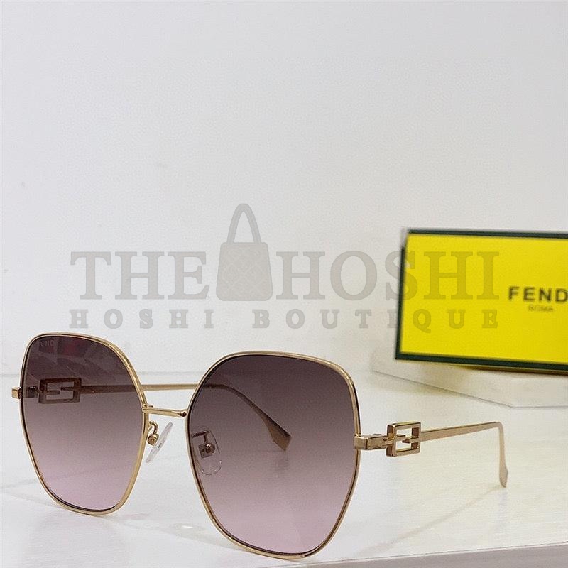 F**di Baguette Butterfly Ff-lens Metal FE40013U.e Sunglasses ✨ Master Quality