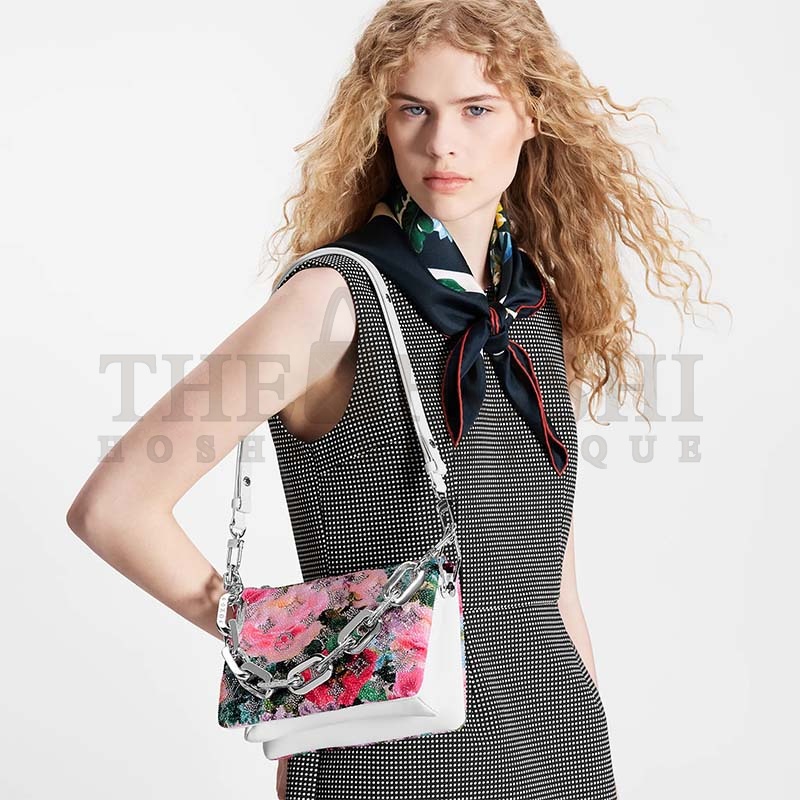 L0vis Vvtt0n LV Women Capucines BB Handbag Multicolor Satin Textile Crystals Lambskin Master Quality