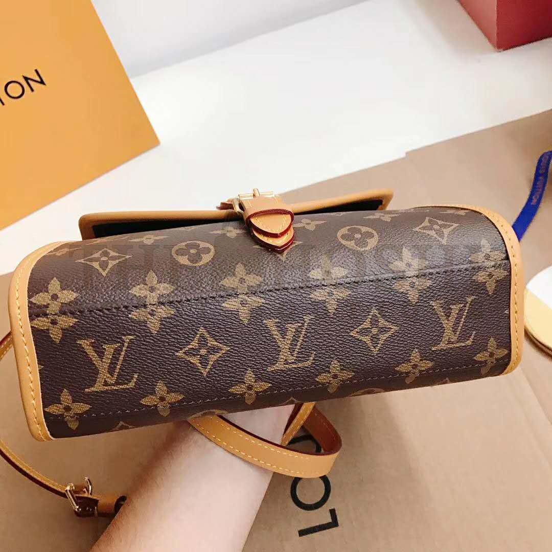 L0vis Vvtt0n LV Women LV Ivy Bag in Monogram Coated Canvas-Brown Master Quality