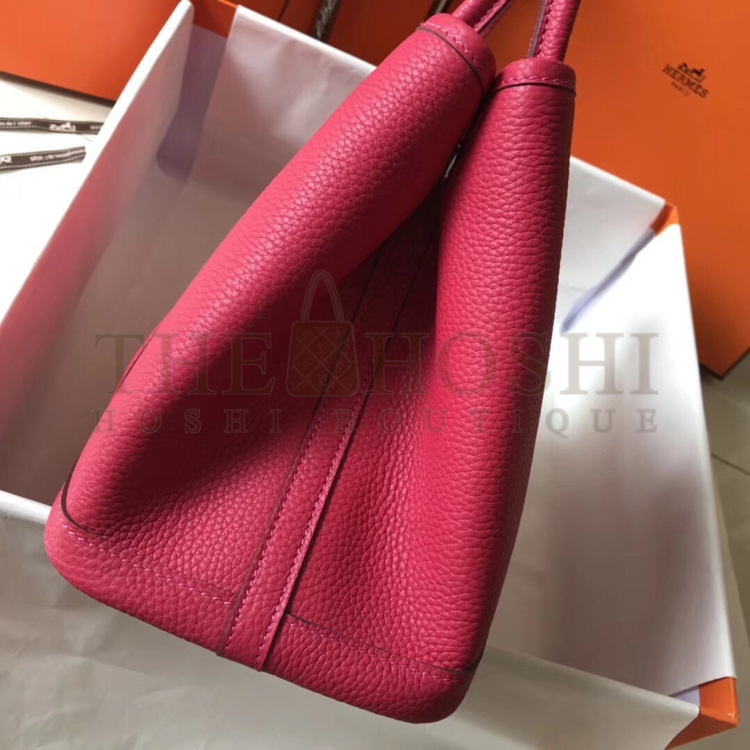 H**me5 Rose Red Clemence Garden Party 30cm Handmade Bag Master Quality