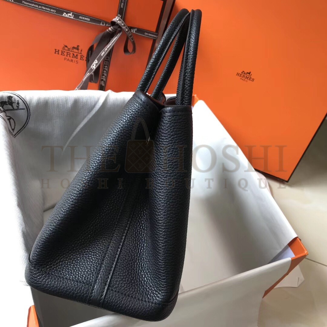 H**me5 Garden Party 36 Bag In Black Clemence Leather Master Quality