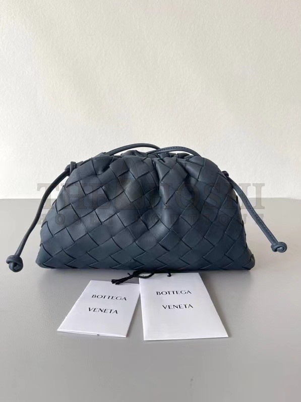 B0tt*ga Ven*ta Mini Pouch In Thunder Intrecciato Lambskin Master Quality