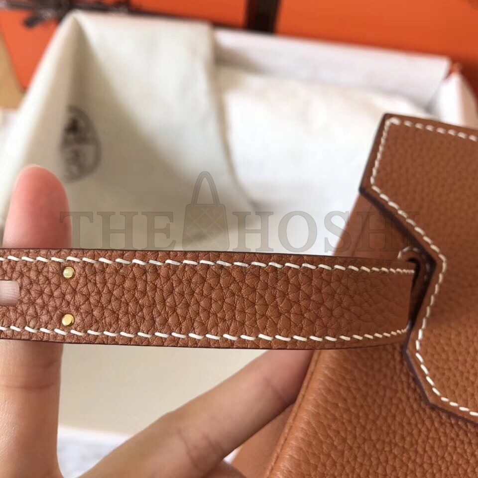 H**me5 Gold Birkin 30cm Clemence Handmade Bag Master Quality