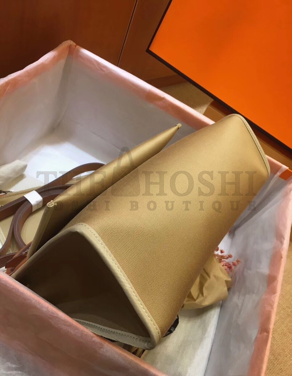 H**me5 Herbag Zip 31cm Bag In Brown And Beige Master Quality
