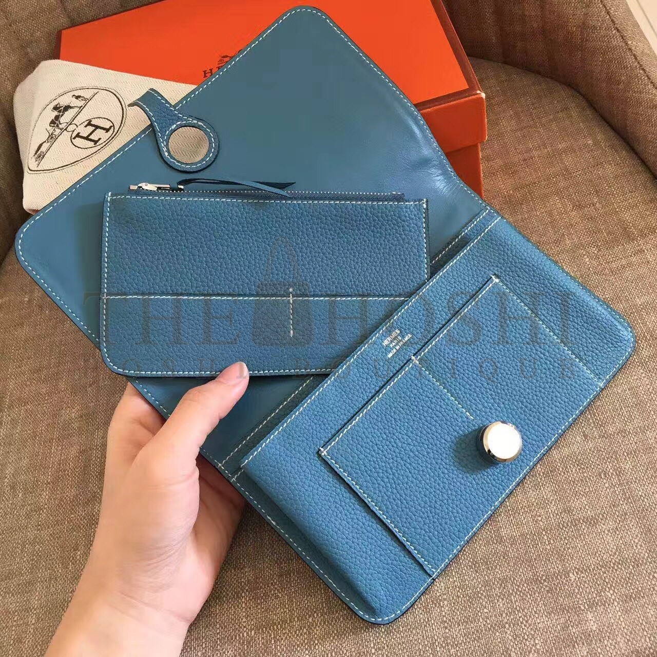 H**me5 Blue Jean Dogon Duo Combined Wallet Master Quality