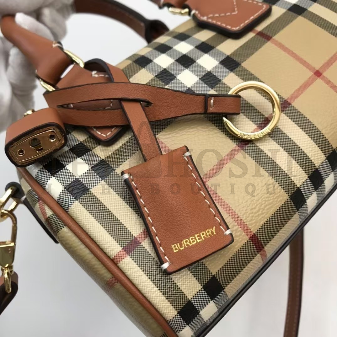 Bv*b*rry Mini Check Bowling Bag Master Quality