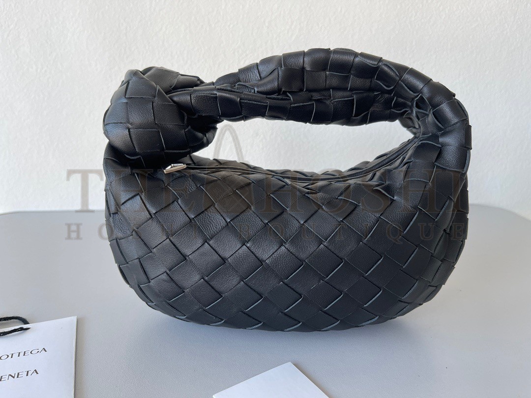 B0tt*ga Ven*ta BV Jodie Mini Bag In Black Intrecciato Lambskin Master Quality