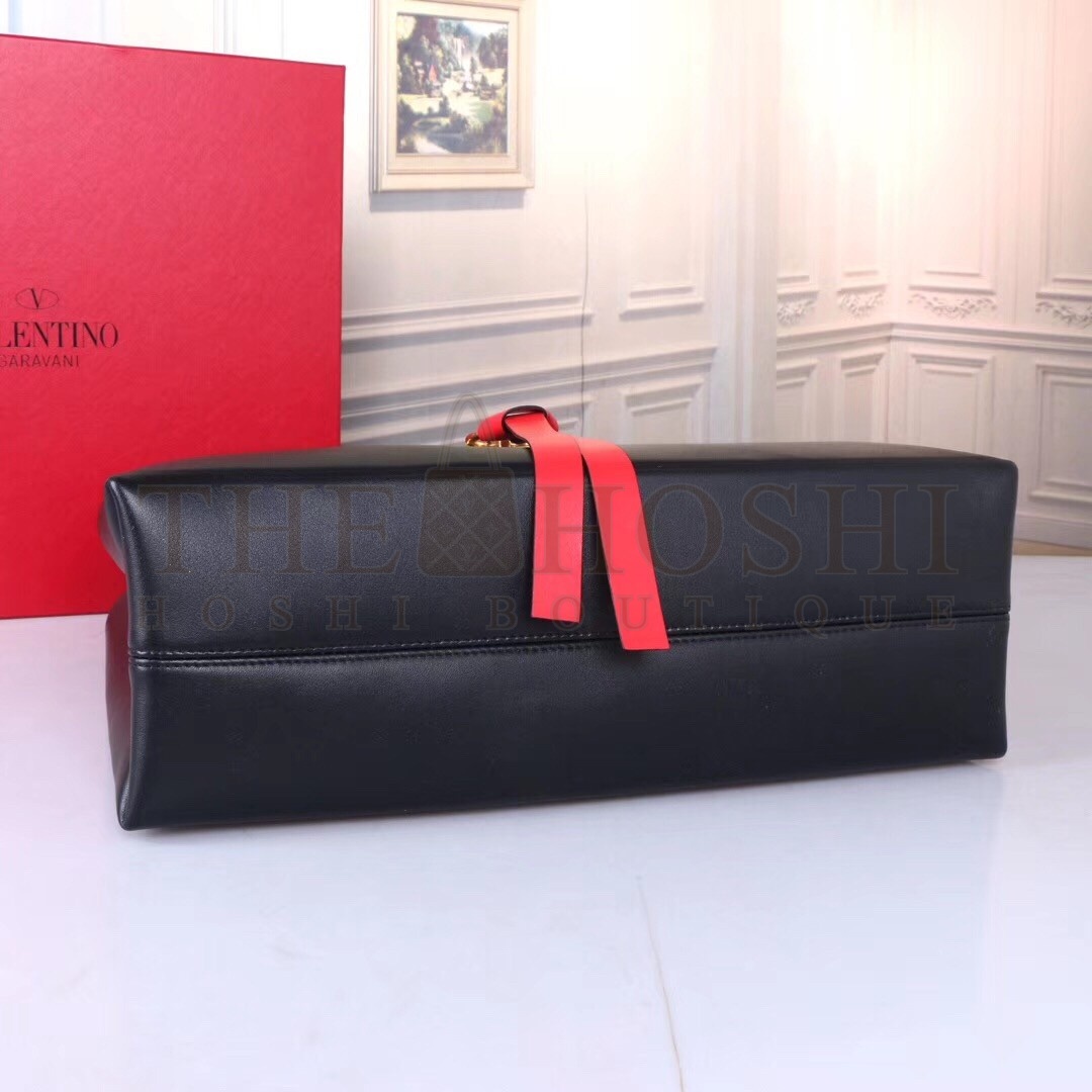 Va1e*ntin0 Garavani Black Large Vring Shopping Tote Master Quality