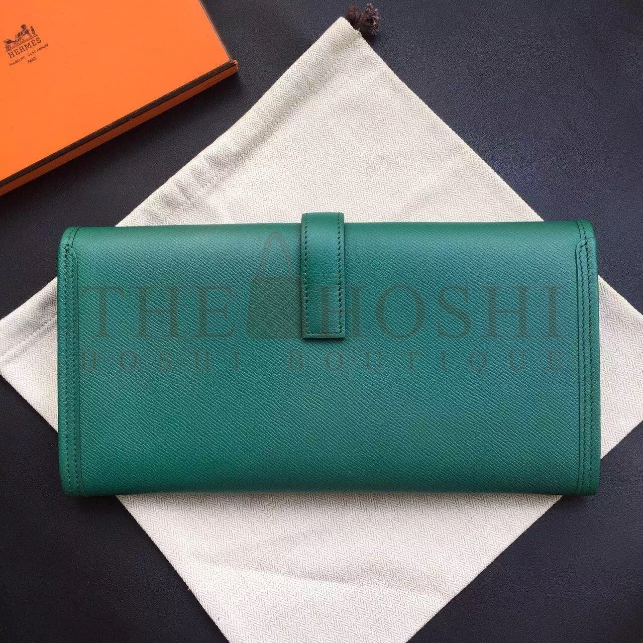H**me5 Malachite Epsom Jige Elan 29 Clutch Bag Master Quality