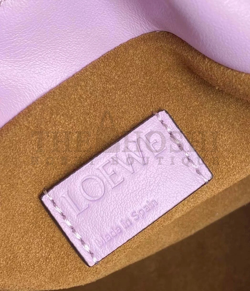 L0ew* Flamenco Clutch Bag In Bloom Orchid Calfskin Master Quality