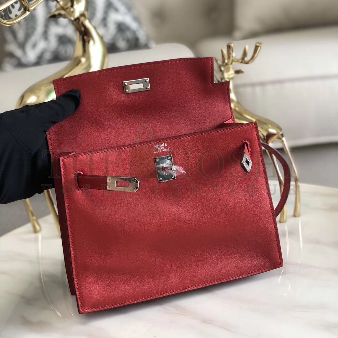 H**me5 Red Swift Kelly Danse Bag Master Quality