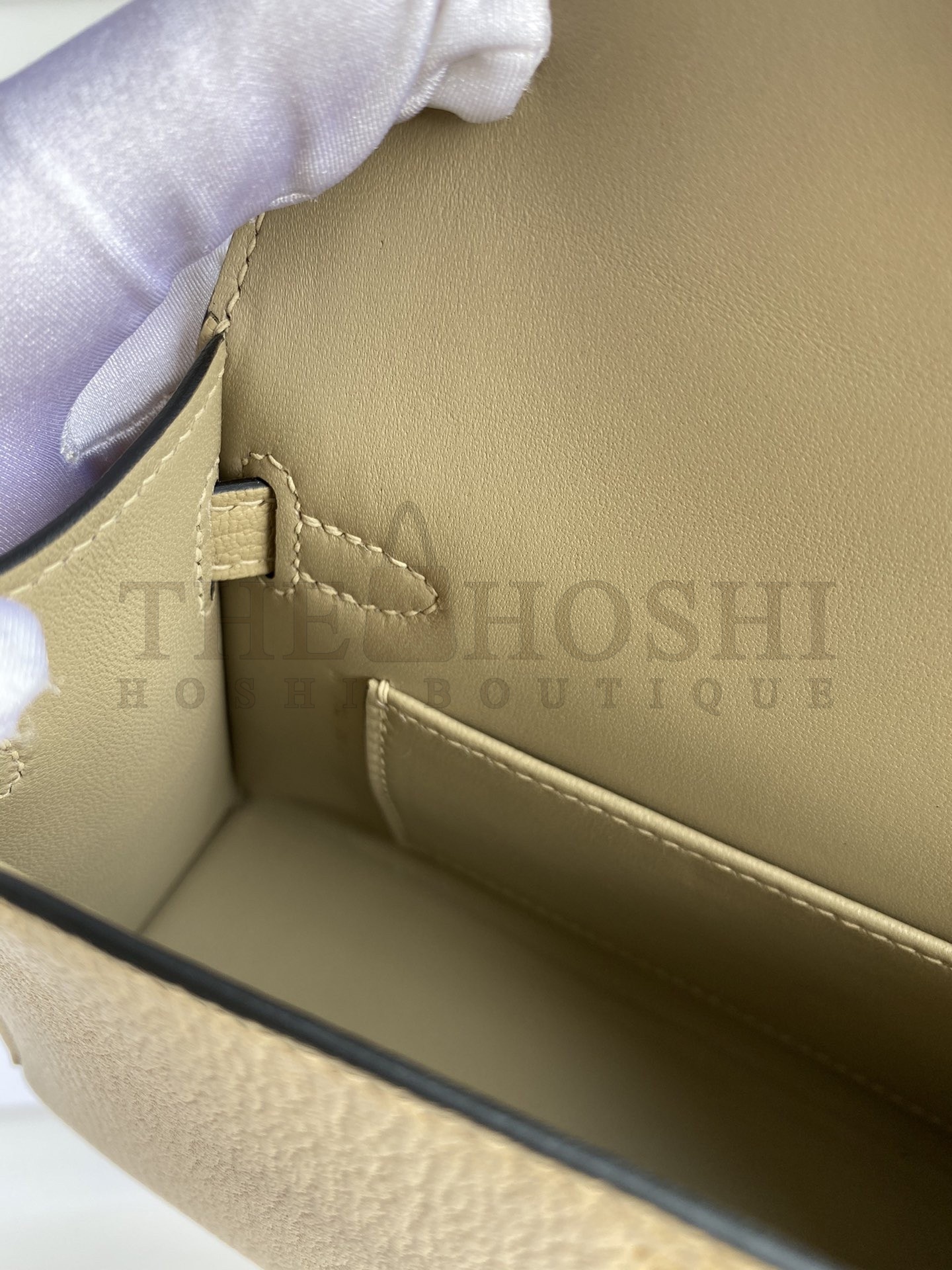 H**me5 Kelly Mini II Sellier Handmade Bag In Trench Chevre Mysore Leather Master Quality