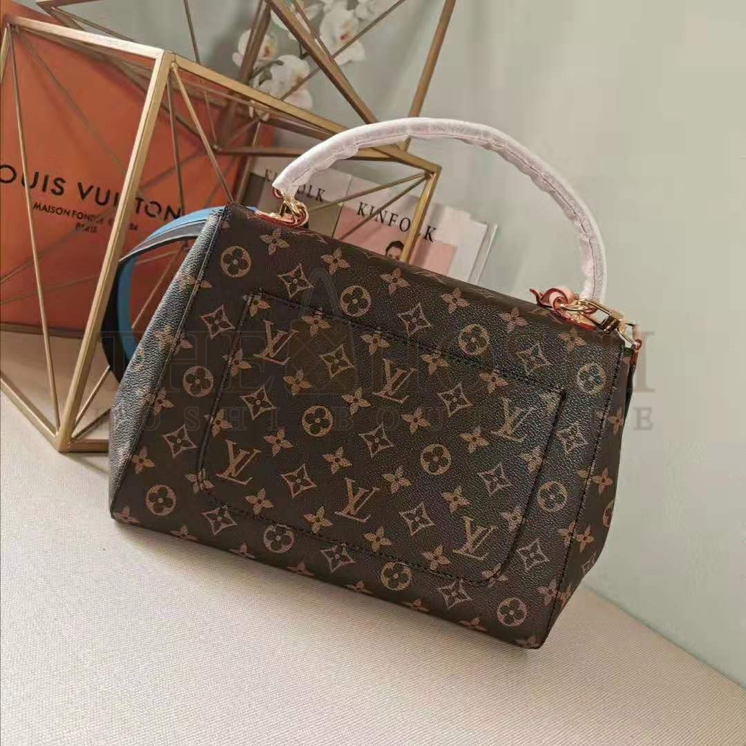 L0vis Vvtt0n LV Women Cluny MM Handbag in Monogram Canvas-Blue Master Quality