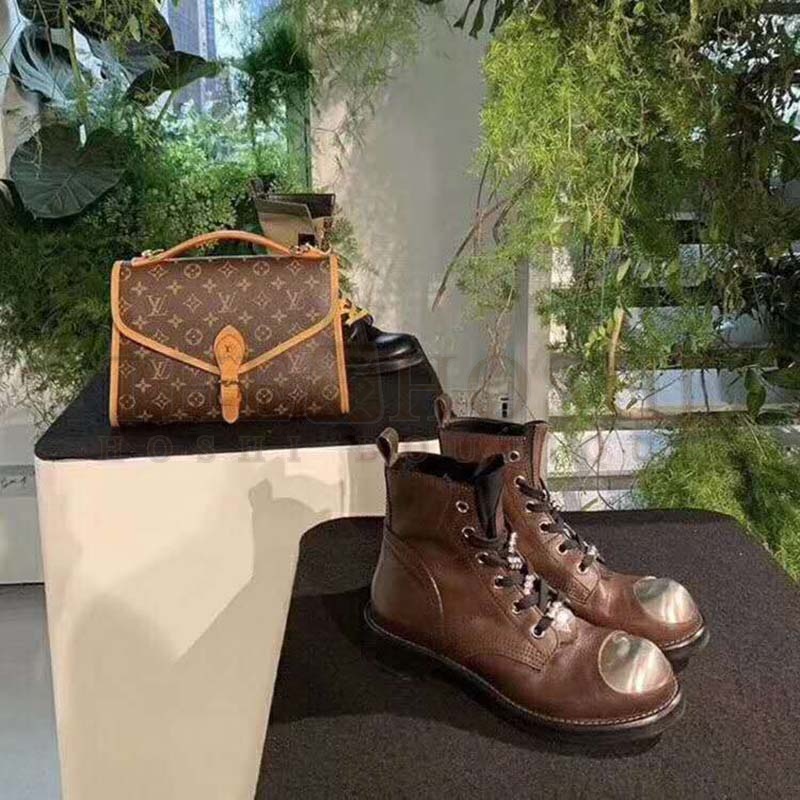 L0vis Vvtt0n LV Women LV Ivy Bag in Monogram Coated Canvas-Brown Master Quality