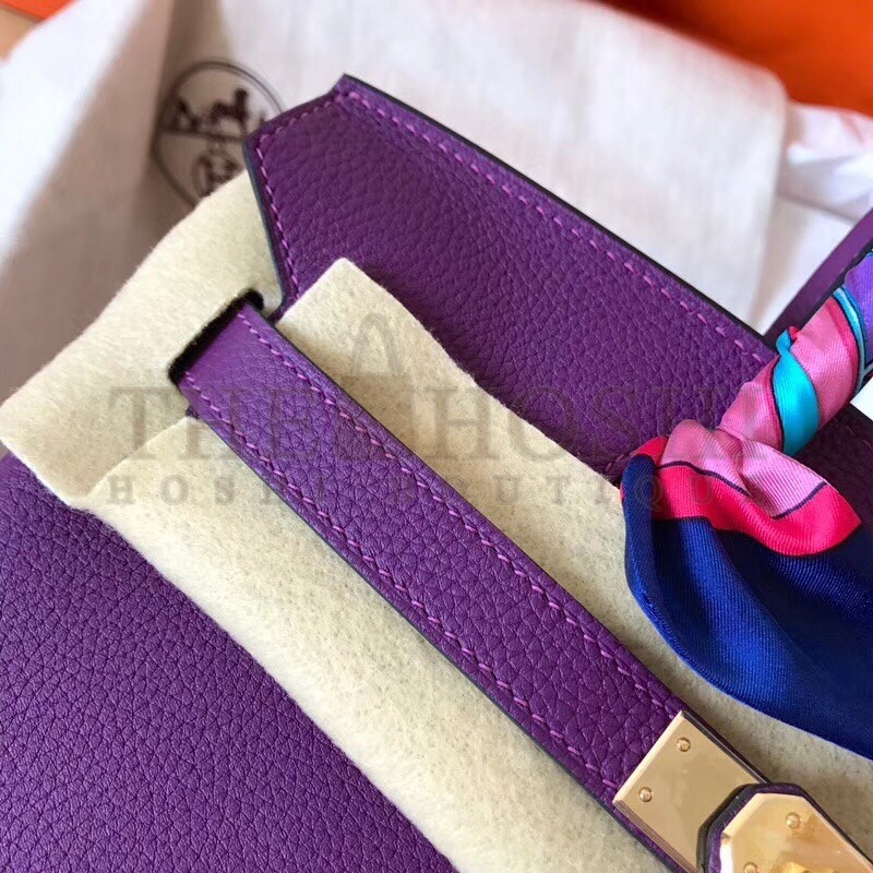 H**me5 Ultraviolet Birkin 30cm Clemence Handmade Bag Master Quality