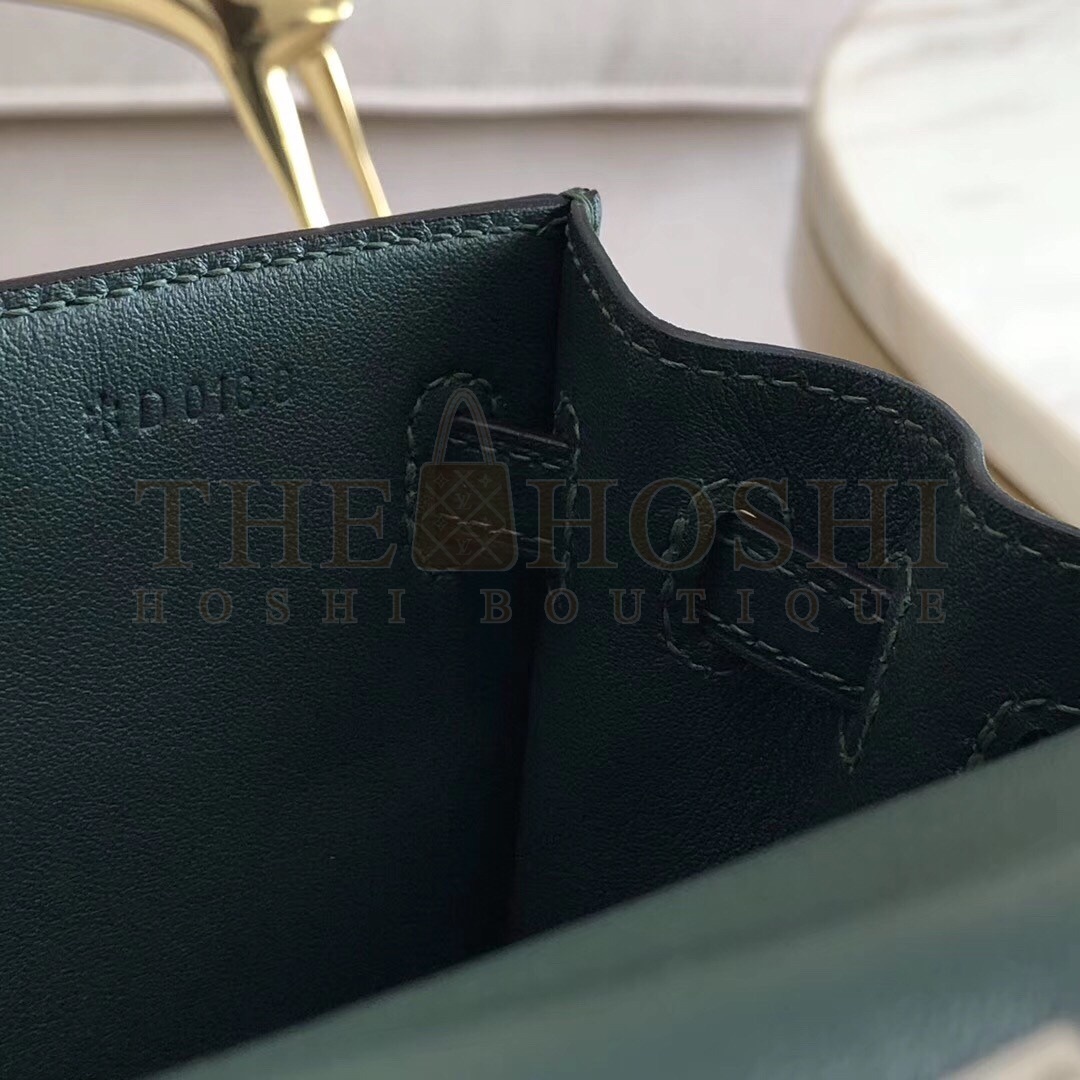 H**me5 Dark Green Swift Kelly Danse Bag Master Quality