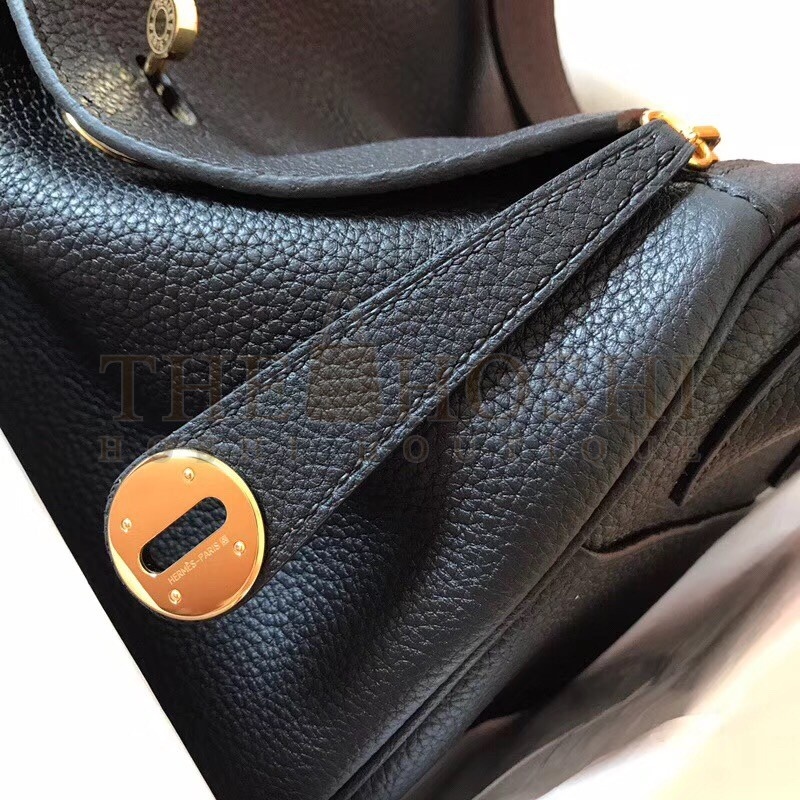 H**me5 Black Lindy 26cm Clemence Handmade Bag Master Quality