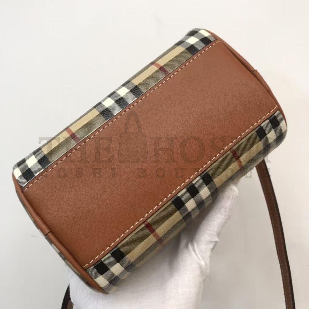 Bv*b*rry Mini Check Bowling Bag Master Quality