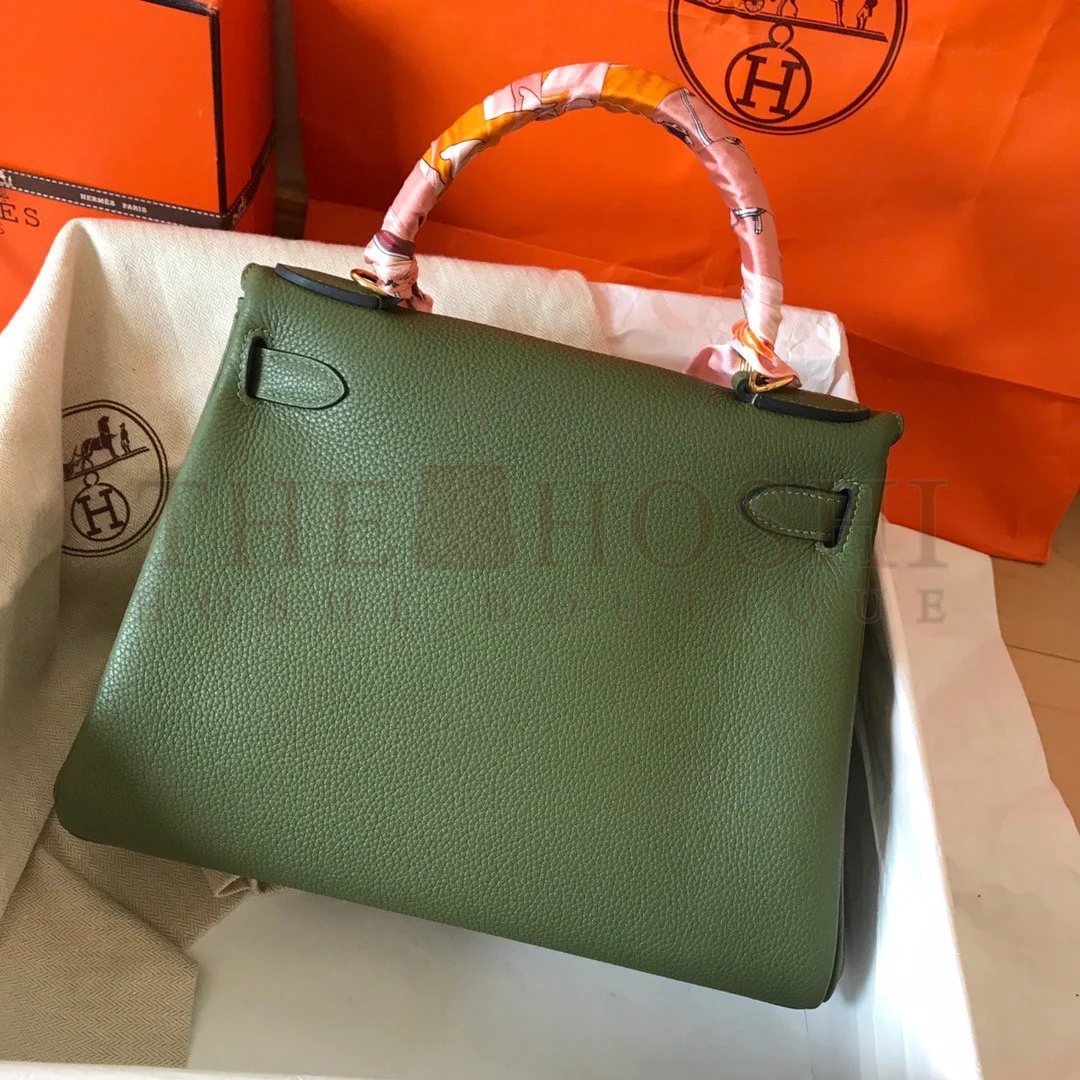H**me5 Kelly Retourne 28 Handmade Bag In Canopee Clemence Leather Master Quality