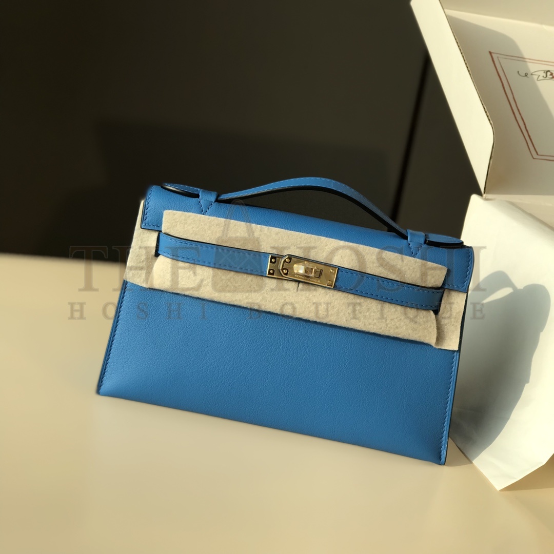 H**me5 Kelly Pochette Swift Bag Handmake 22x12x7cm Master Quality