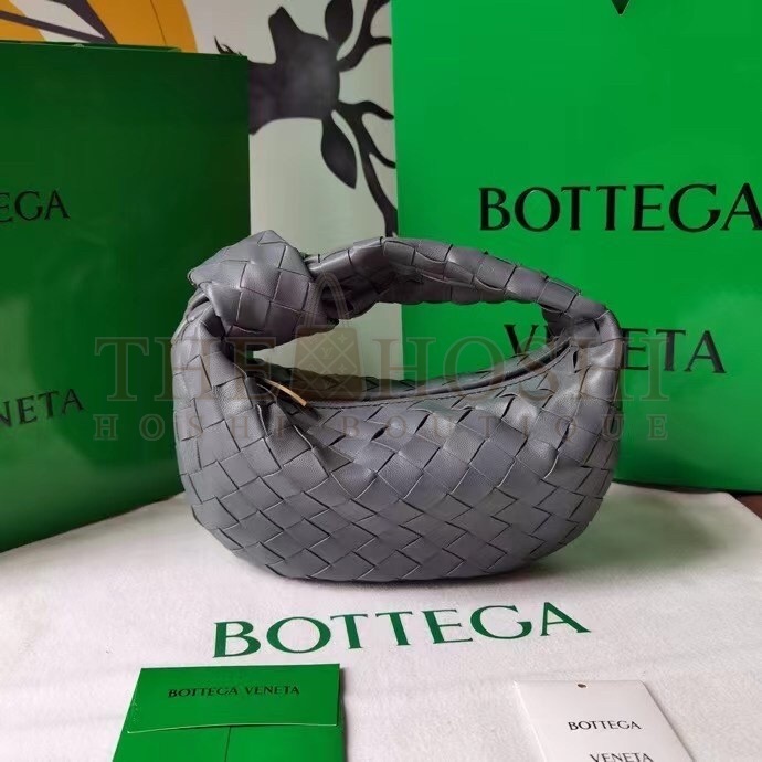 B0tt*ga Ven*ta Mini BV Jodie Bag In Thunder Woven Leather Master Quality
