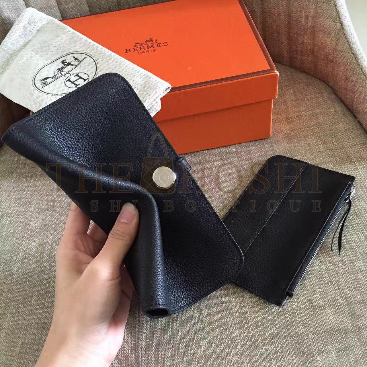 H**me5 Black Dogon Duo Combined Wallet Master Quality
