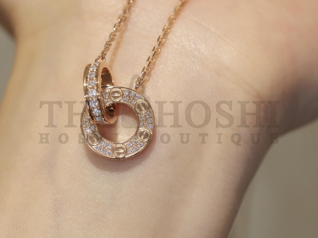 Ca*t1er LOVE NECKLACE, D1am0ndS Master Quality