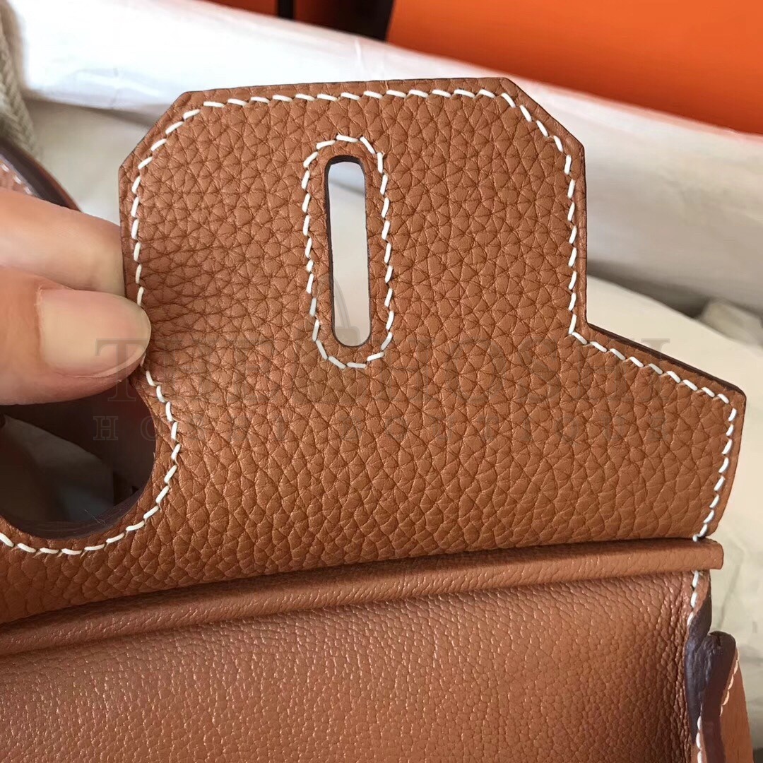 H**me5 Gold Birkin 30cm Clemence Handmade Bag Master Quality