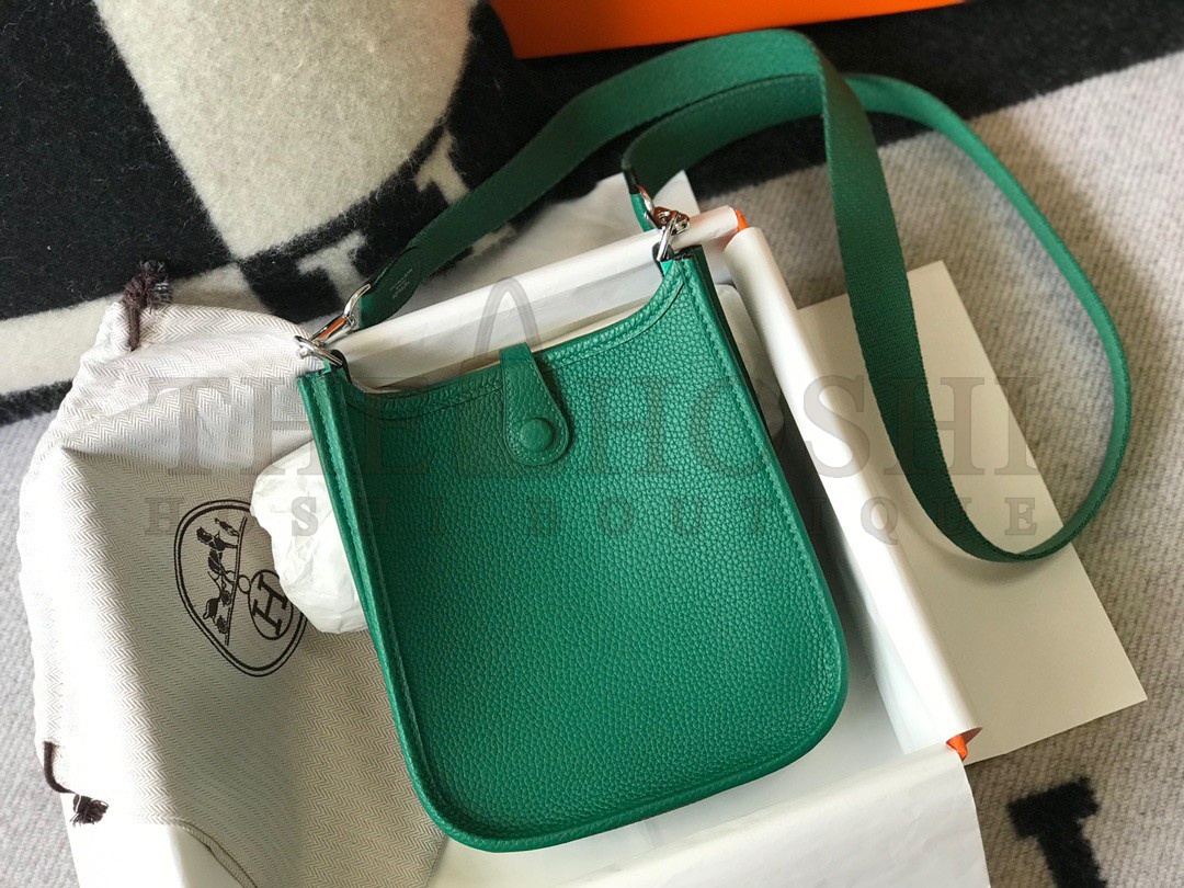 H**me5 Evelyne III Mini Bag In Vert Vertigo Clemence Leather Master Quality