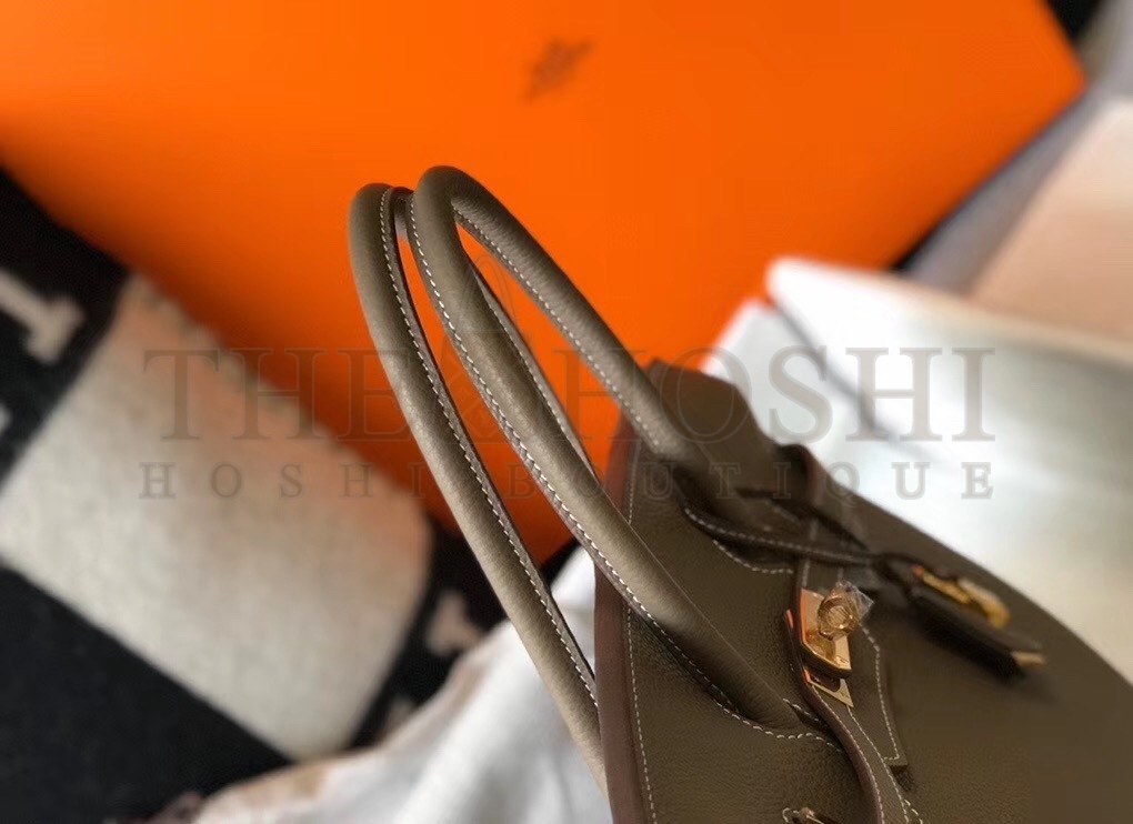 H**me5 Taupe Clemence Birkin 35cm Bag Master Quality
