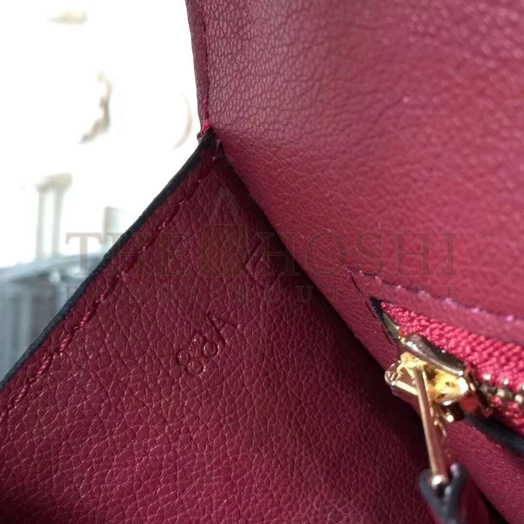 H**me5 Red Constance MM 24cm Crocodile Bag Master Quality