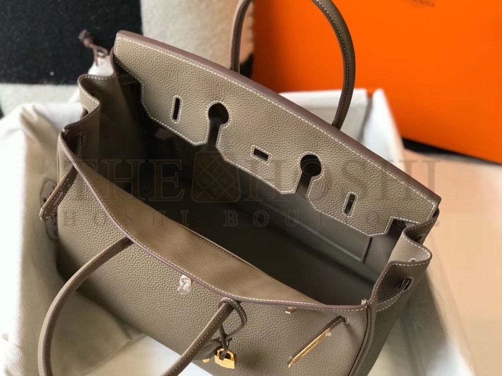 H**me5 Taupe Clemence Birkin 35cm Bag Master Quality
