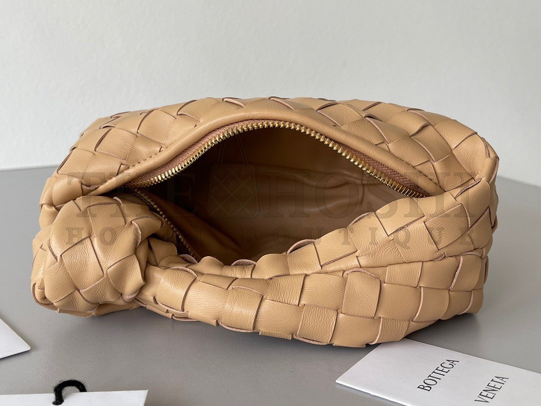 B0tt*ga Ven*ta BV Jodie Mini Bag In Almond Intrecciato Lambskin Master Quality