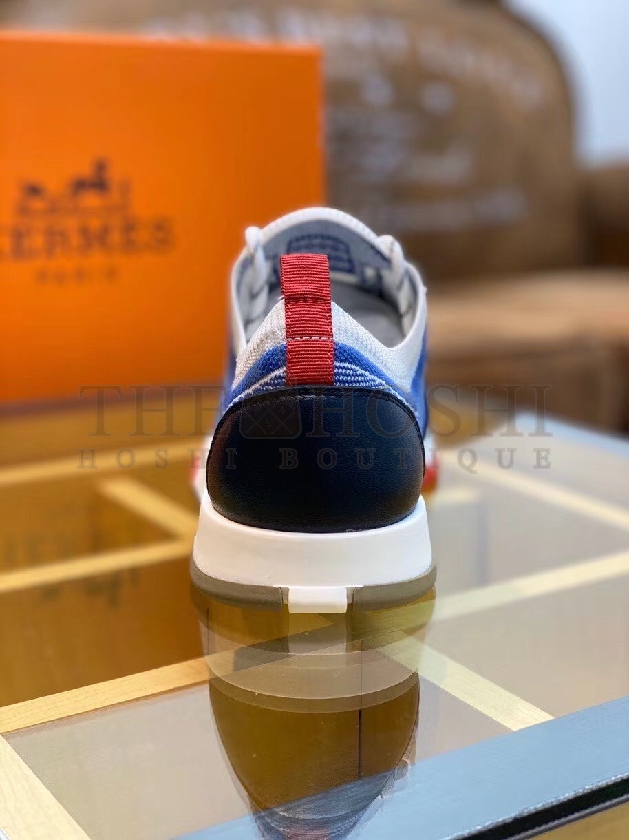 H**me5 Blue Addict Sneakers In Bicolor Knit Master Quality