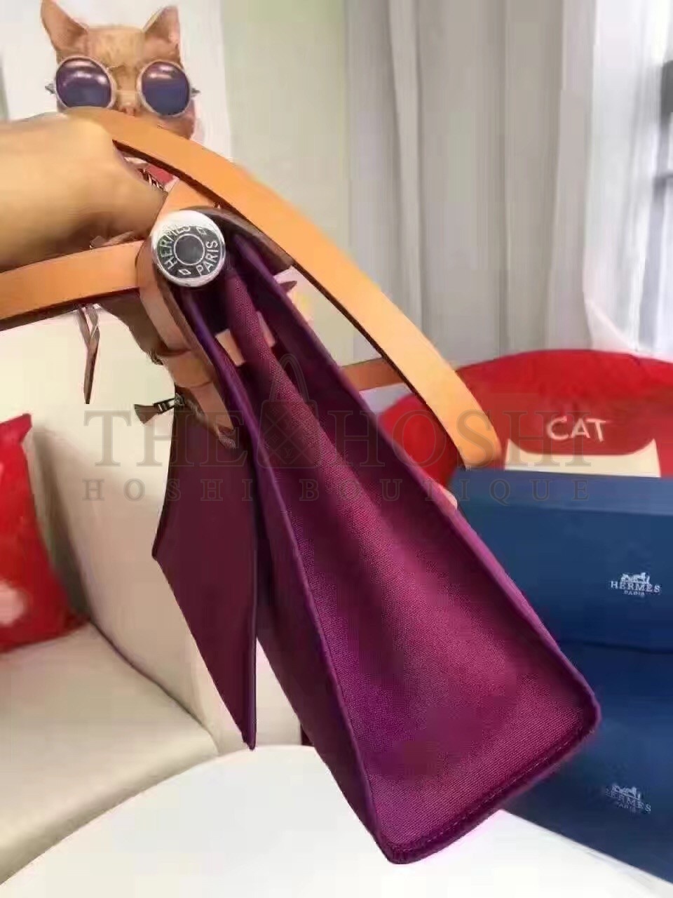 H**me5 Herbag Zip PM 31cm Bag In Fuchsia Canvas Master Quality