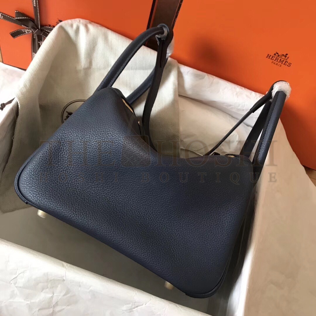 H**me5 Dark Blue Lindy 30cm Clemence Handmade Bag Master Quality