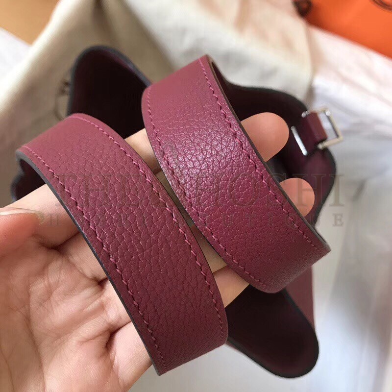 H**me5 Ruby Picotin Lock MM 22cm Handmade Bag Master Quality