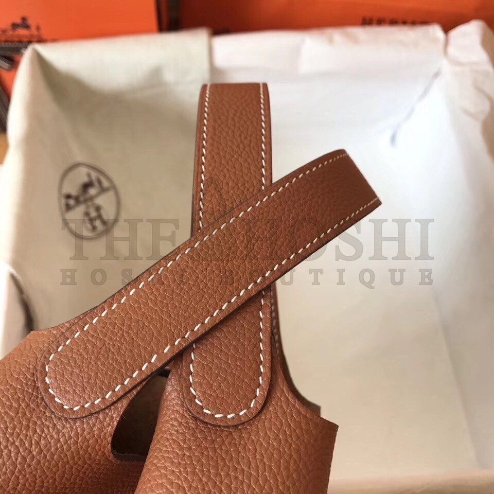 H**me5 Gold Picotin Lock MM 22cm Handmade Bag Master Quality