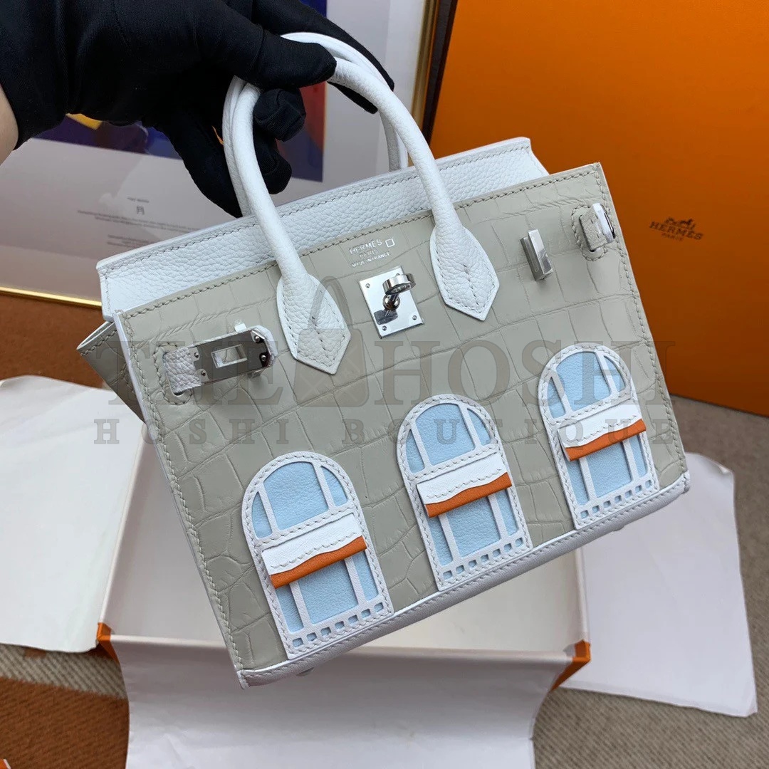 H**me5 Snow Sac Faubourg Birkin 20 Sellier Limited Edition Bag Master Quality