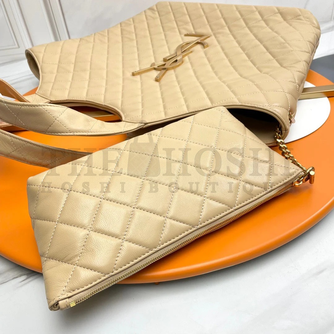 Sa1nt Lau*nt Icare Maxi Shopping Bag In Beige Quilted Lambskin Master Quality
