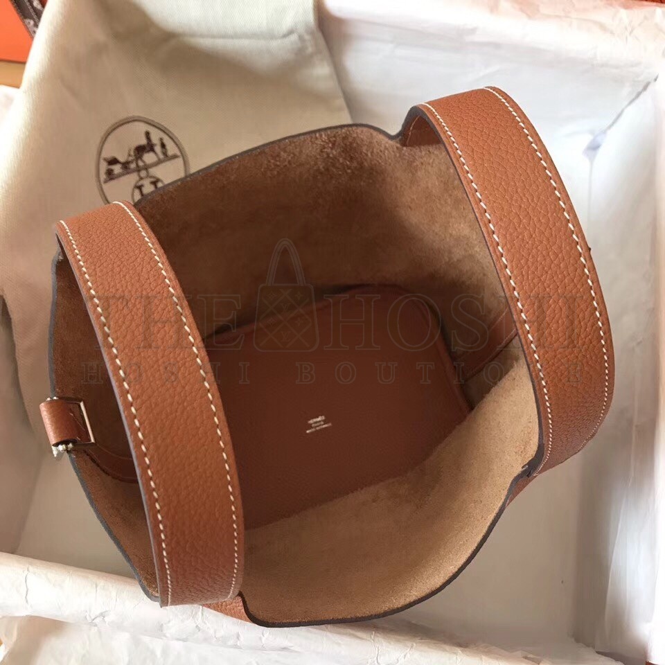 H**me5 Gold Picotin Lock MM 22cm Handmade Bag Master Quality