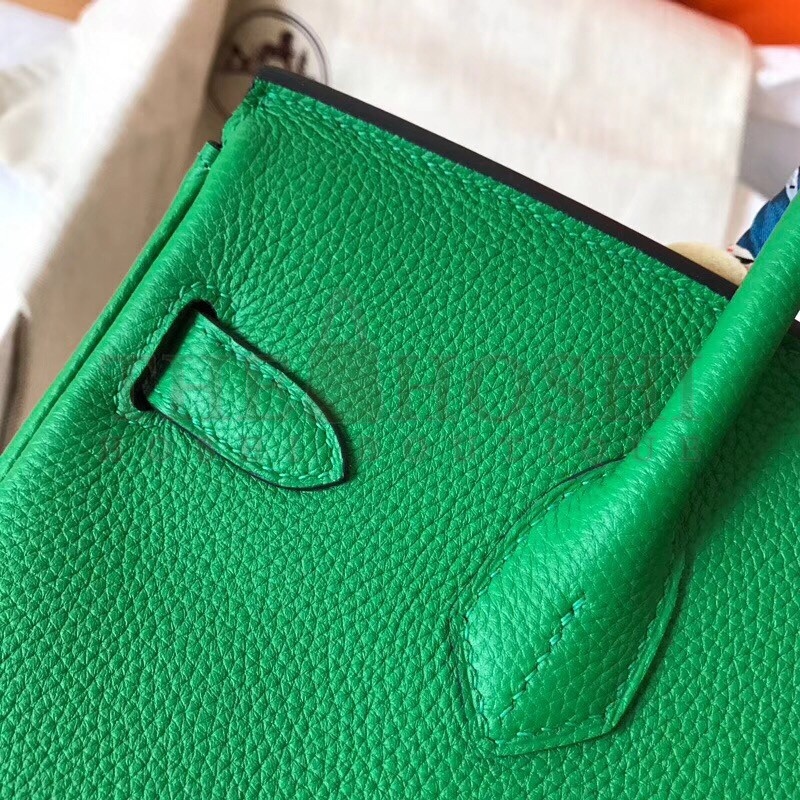 H**me5 Bambou Birkin 30cm Clemence Handmade Bag Master Quality