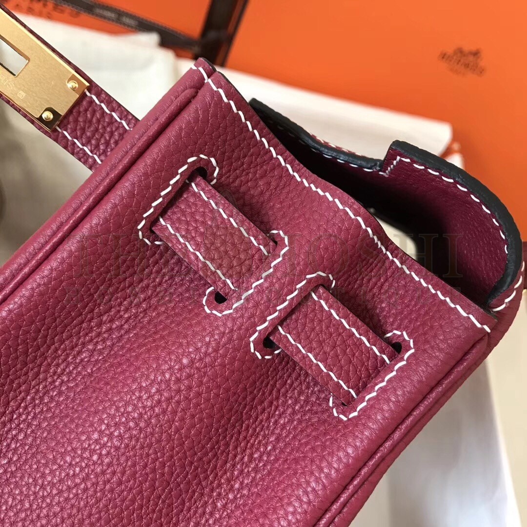 H**me5 Ruby Clemence Kelly 28cm Handmade Bag Master Quality