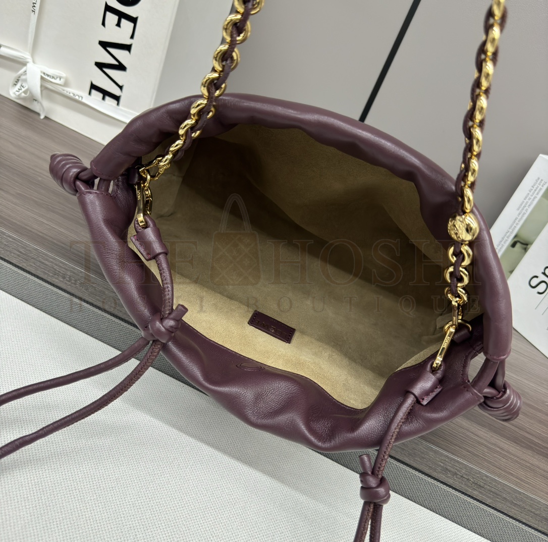 L0ew* Flamenco Purse bag in mellow nappa lambskin mini(23X17X5.5 cm) small(30X20X10.5 cm) Master Quality