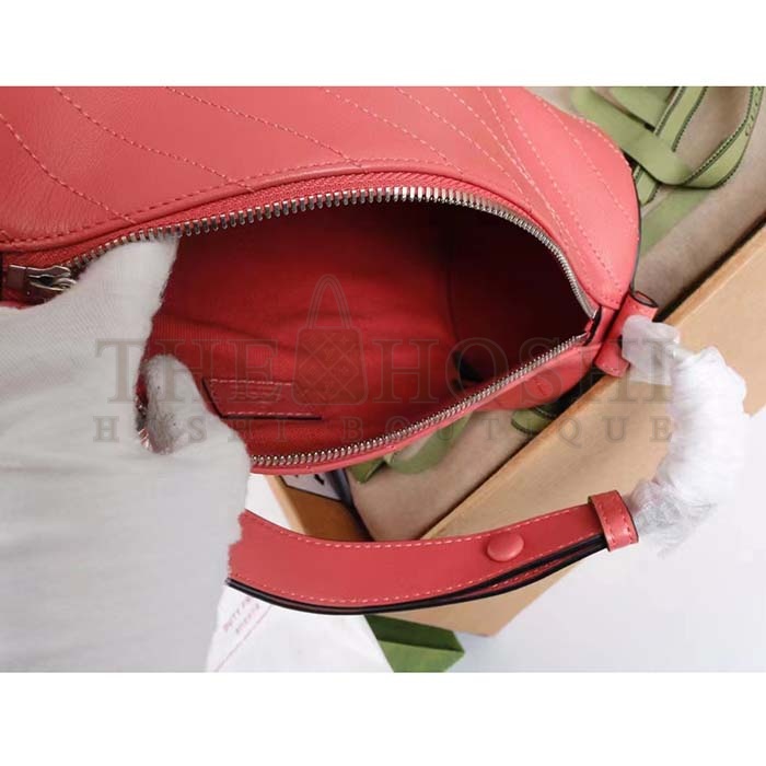 Gvc*1 Women GG Blondie Mini Shoulder Bag Round Interlocking G Pink Leather Master Quality