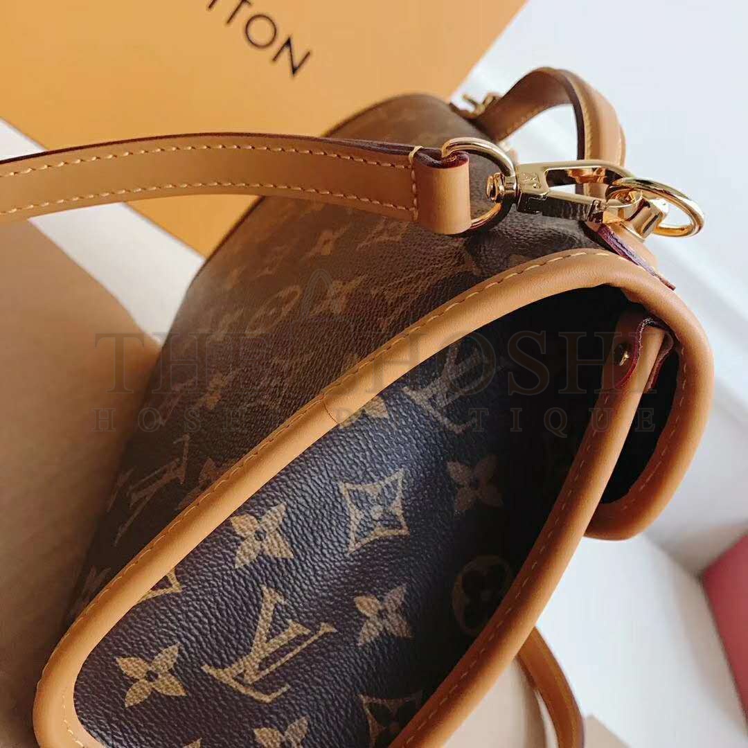 L0vis Vvtt0n LV Women LV Ivy Bag in Monogram Coated Canvas-Brown Master Quality