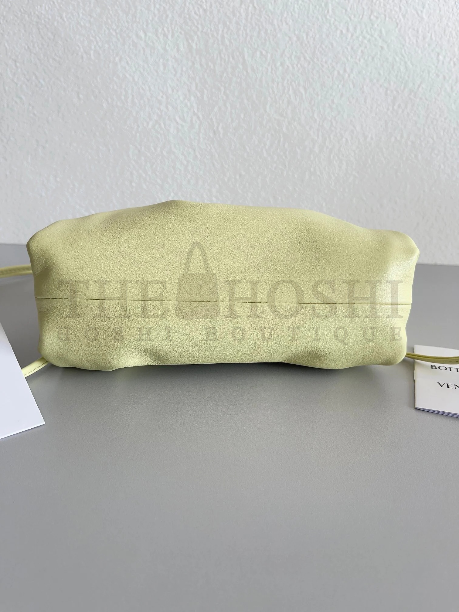 B0tt*ga Ven*ta Mini Pouch with Strap in Zest Washed Calfskin Master Quality
