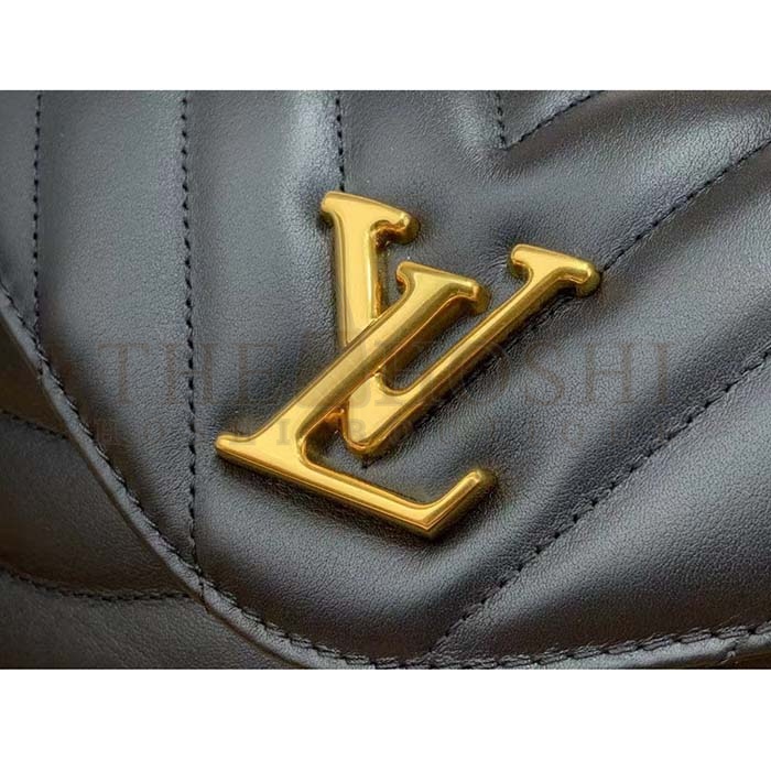L0vis Vvtt0n LV Women Hold Me Top-Handle Bag Black Smooth Cowhide Leather Master Quality