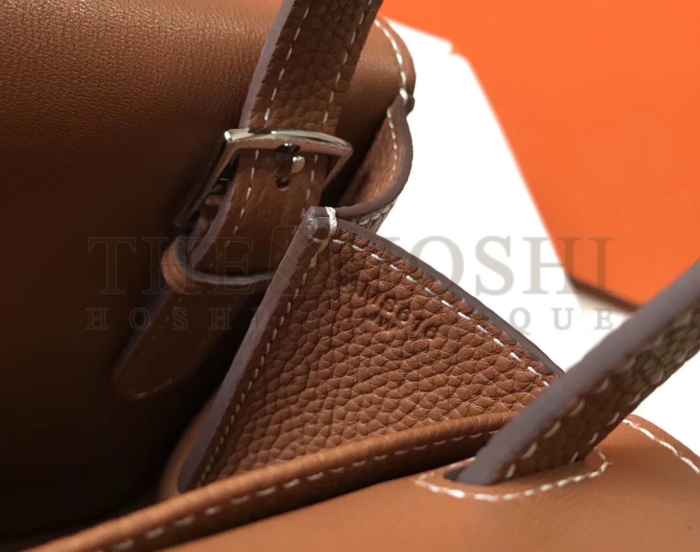 H**me5 Halzan Bag In Brown Clemence Leather Master Quality
