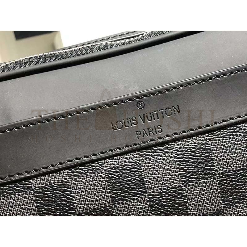 L0vis Vvtt0n LV Men Trocadero Messenger Bag Damier Graphite Canvas Master Quality